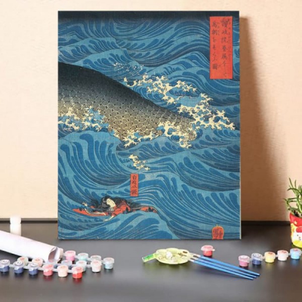 Paint by Numbers Kit-Big Fish