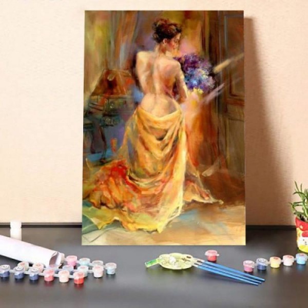 Paint By Numbers Kit-Beauty's Back
