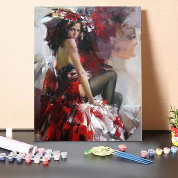 Paint By Numbers Kit-Gypsy Girl