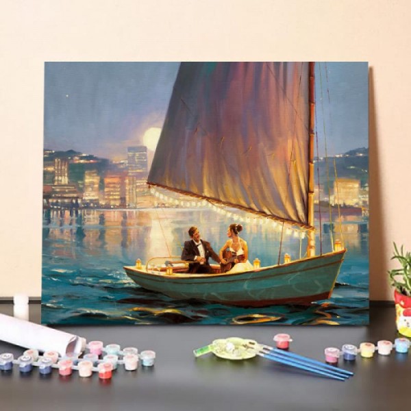 Paint by Numbers Kit-Sailing Dinner