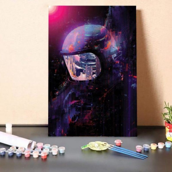 Paint By Numbers Kit-Electronic Astronaut