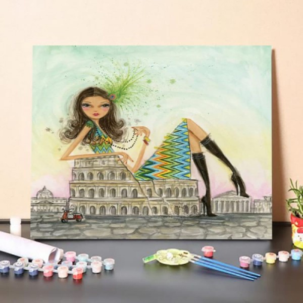 Paint By Numbers Kit-Colosseum