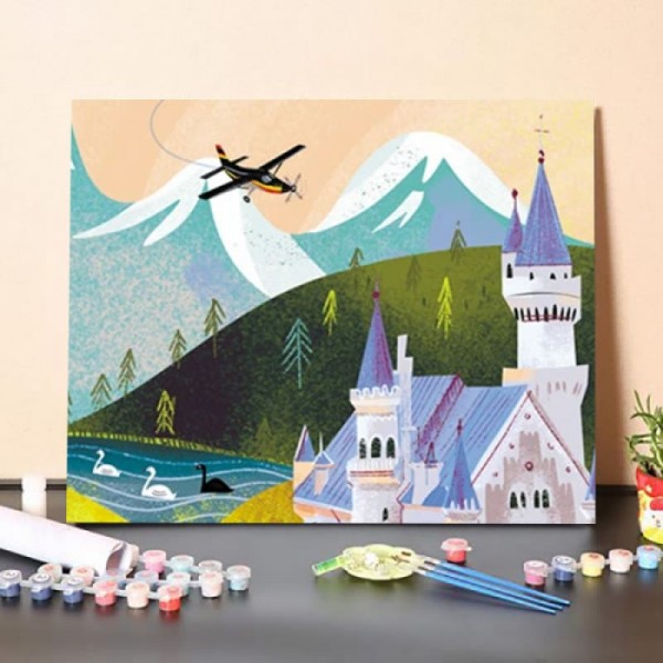 Paint By Numbers Kit-World I