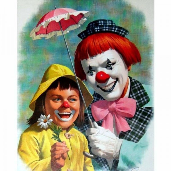 Clown Diy Paint By Numbers Kits