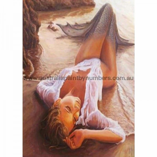 Buy Sexy Mermaid Pattern Diy Paint By Numbers VM90344