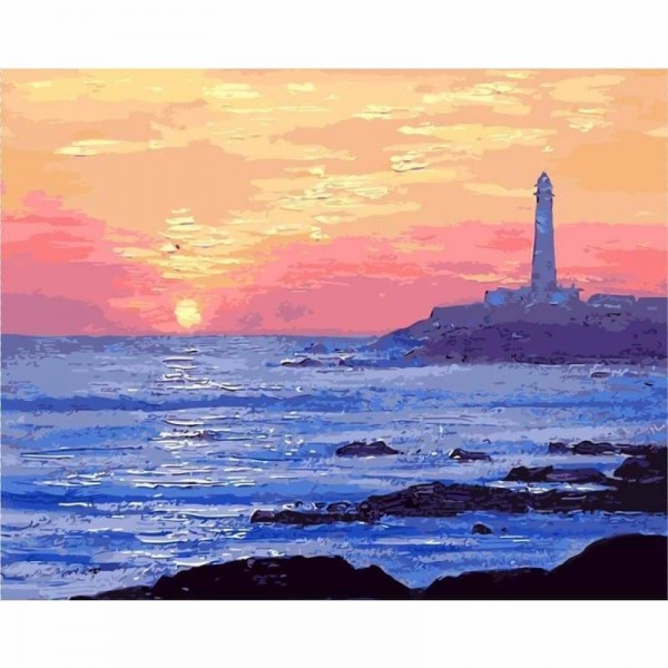 Order Landscape Lighthouse Paint By Numbers Kits