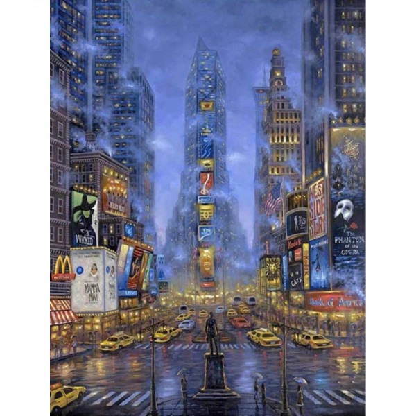 Order Landscape City Street Diy Paint By Numbers Kits