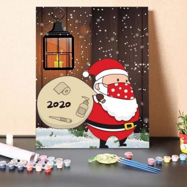 Cute Santa Claus-Paint by Numbers Kit