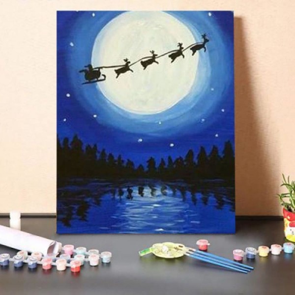 Paint By Numbers Kit – Christmas Night