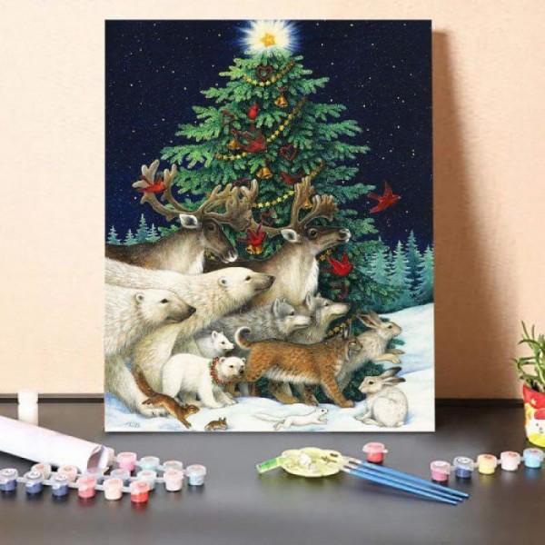 Christmas Parade – Paint By Numbers Kit