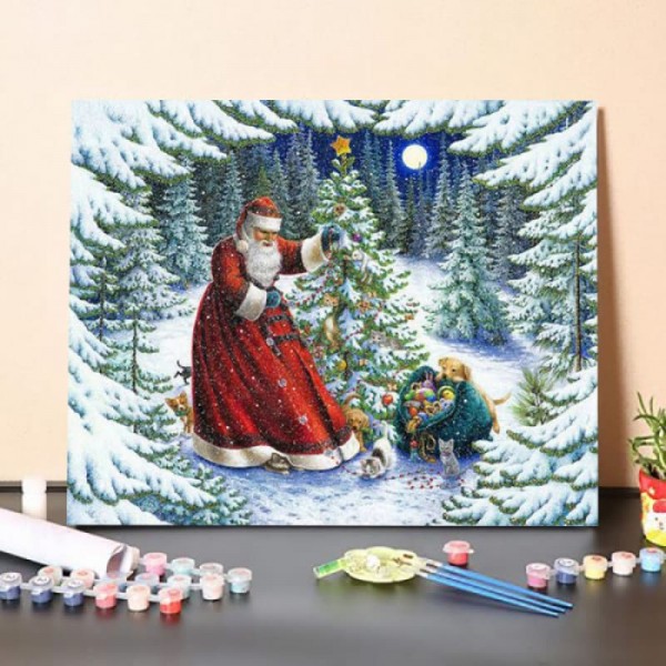 Santa's Little Helpers – Paint By Numbers Kit