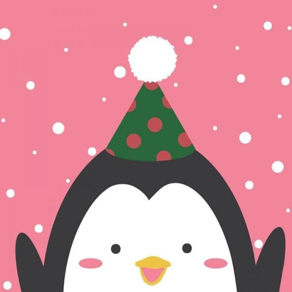 Cute Christmas Animal Diy Paint By Numbers Kits