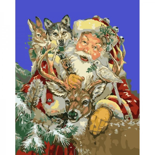 Santa Claus Diy Paint By Numbers Kits