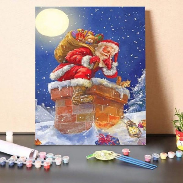 Paint By Numbers Kit – Santa Christmas Gifts