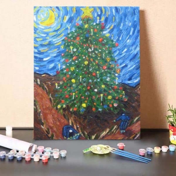 Paint By Numbers Kit – Christmas Tree 3