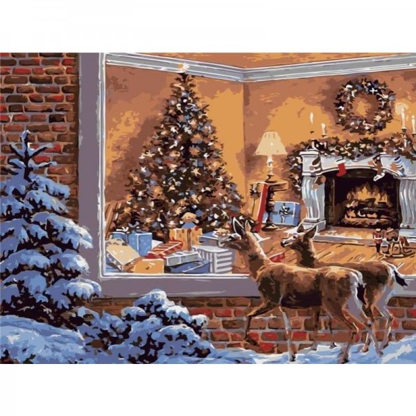 Order Christmas Diy Paint By Numbers Kits