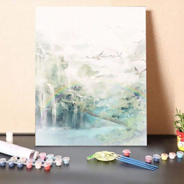 Paint by Numbers Kit-Landscape painting