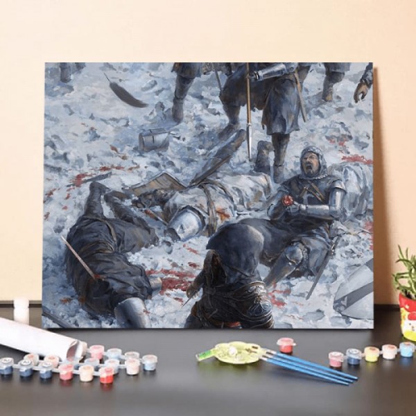 Paint by Numbers Kit-Defeated casualties