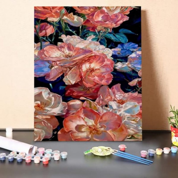 Paint by Numbers Kit-Nobility Of Flowers