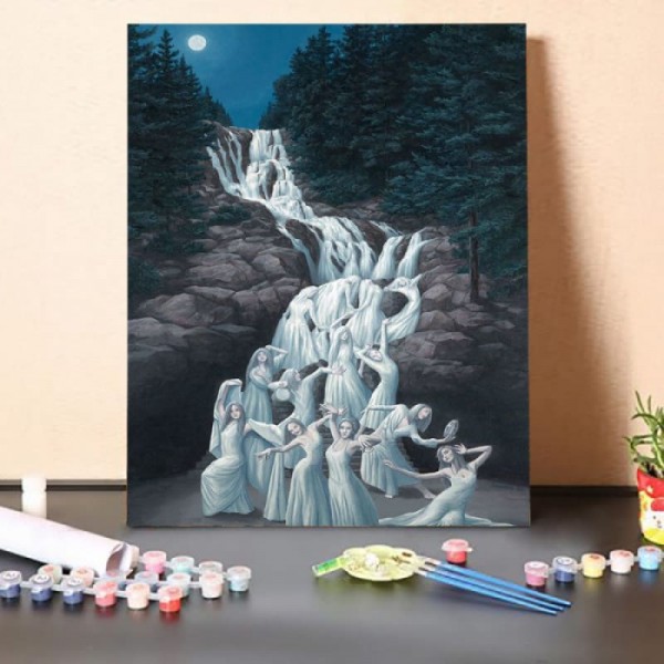 Paint by Numbers Kit-Water Flow
