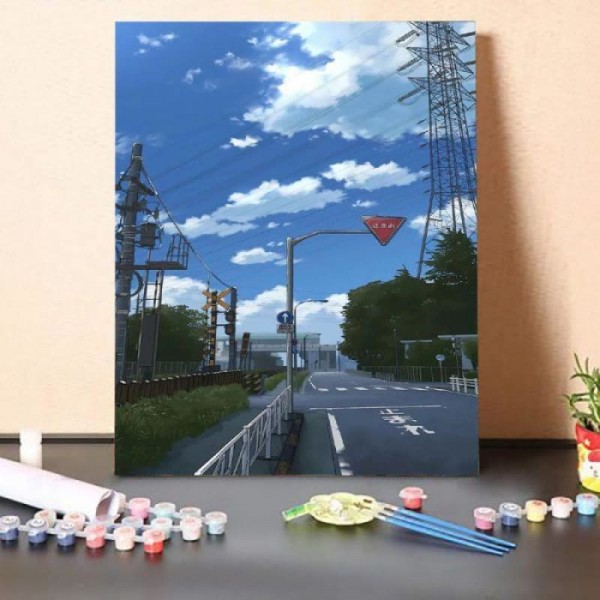 Paint by Numbers Kit-Sunny Road