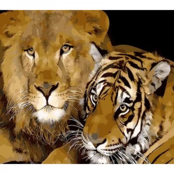 Buy Animal Tiger Diy Paint By Numbers Kits