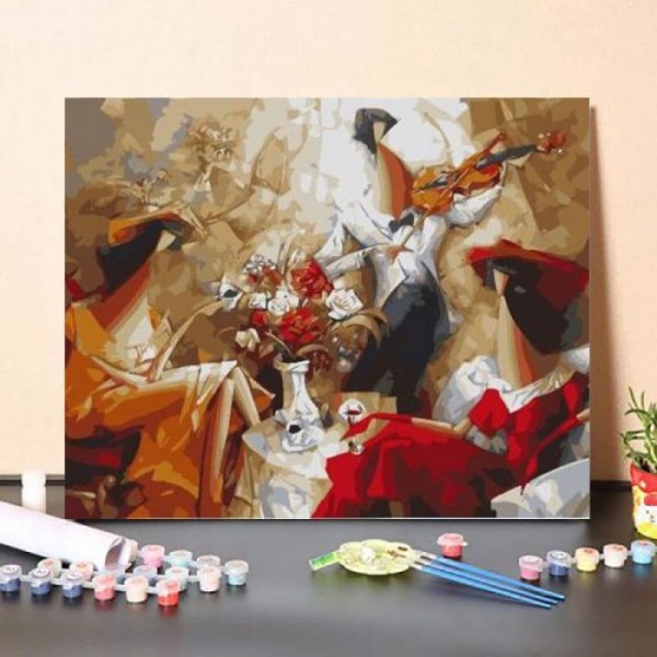 Paint By Numbers Kit Classical Music Party