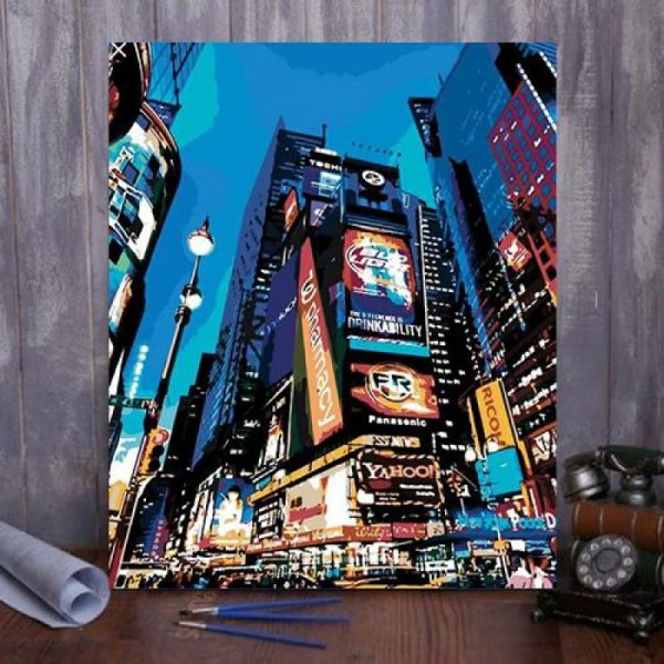 New York Herald Square Paint By Numbers Kit