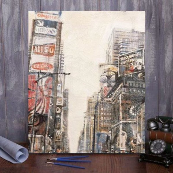 Times Square III Paint By Numbers Kit