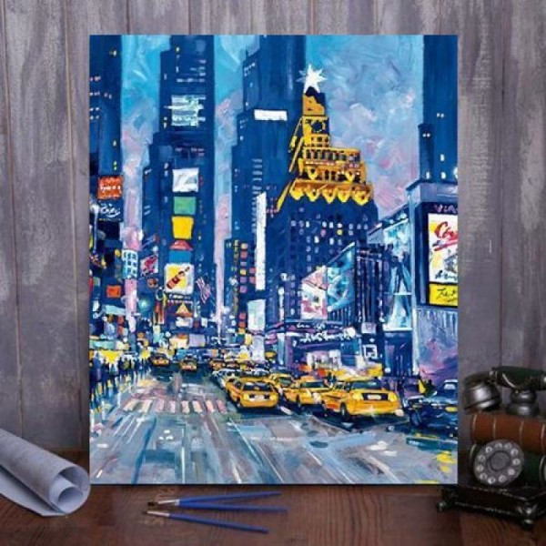 Times Square, New York City Paint By Numbers Kit
