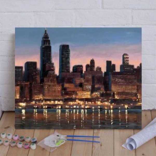 Manhattan Reflection Paint By Numbers Kit