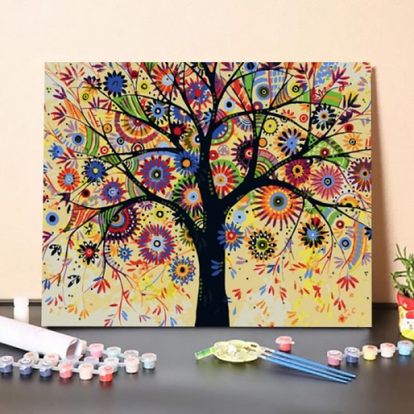 Glare Tree Paint By Numbers Kit