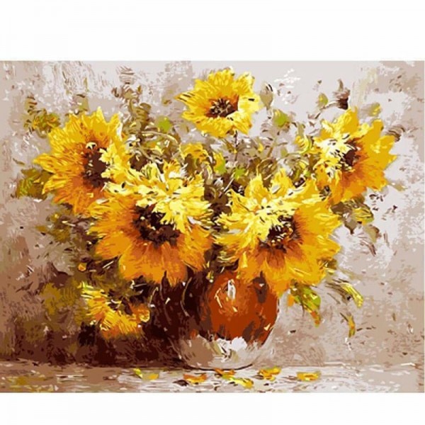 Buy Sunflower Diy Paint By Numbers PBN90305