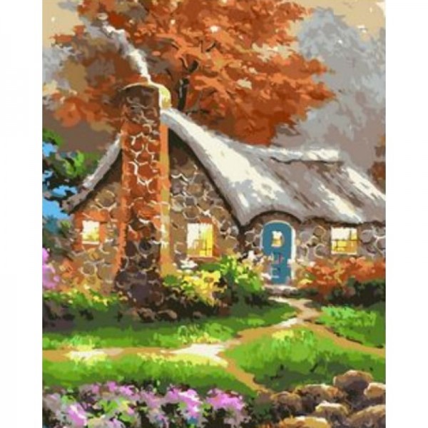Buy Landscape Cottage Diy Paint By Numbers Kits