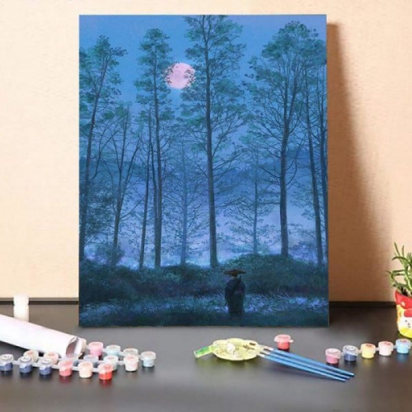 Paint by Numbers Kit-Moonlight Knight