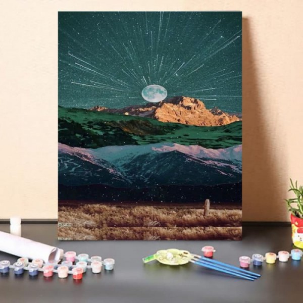 Paint by Numbers Kit-Moon Light