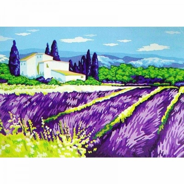 Lavender Sunset Diy Paint By Numbers Kits