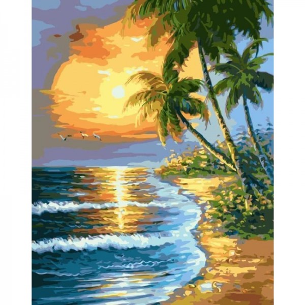 Landscape Beach Summer DIY Paint By Numbers Kits