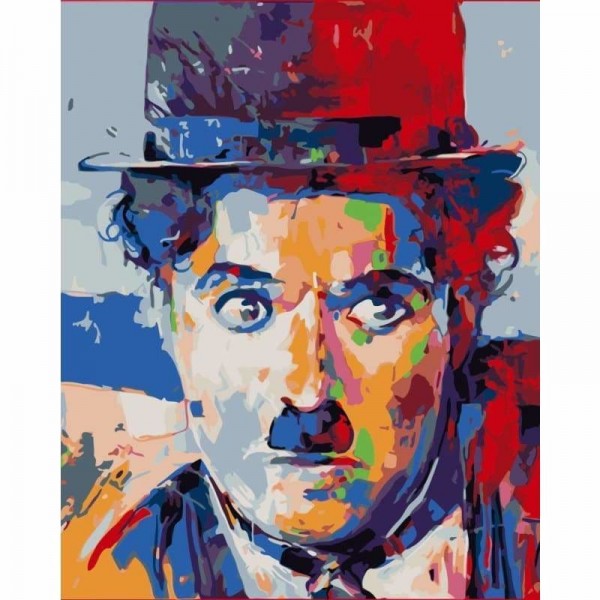 Chaplin's Portrait Diy Paint By Numbers Kits