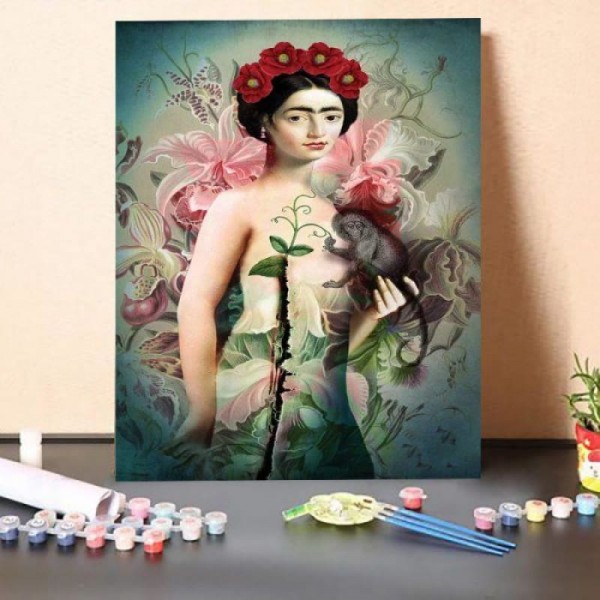 Paint by Numbers Kit-Frida