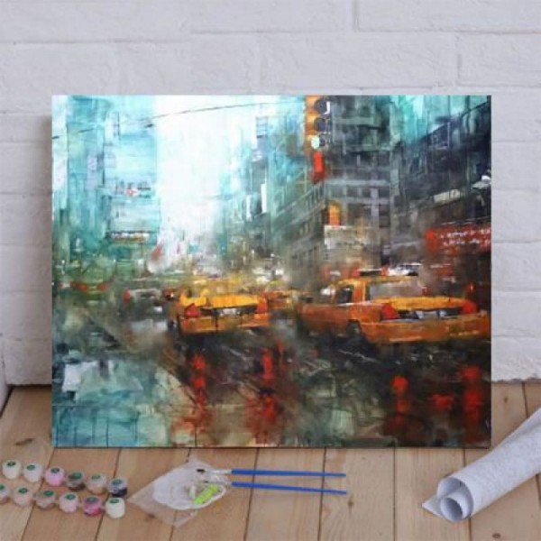 Times Square Paint By Numbers Kit