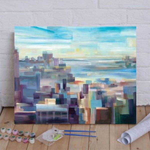 New York Skyline Paint By Numbers Kit