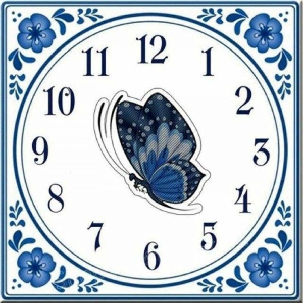 Clock Diy Paint By Numbers Kits