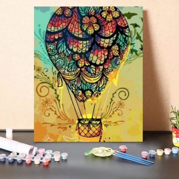 Paint By NumbersKit Gothic hot air balloon