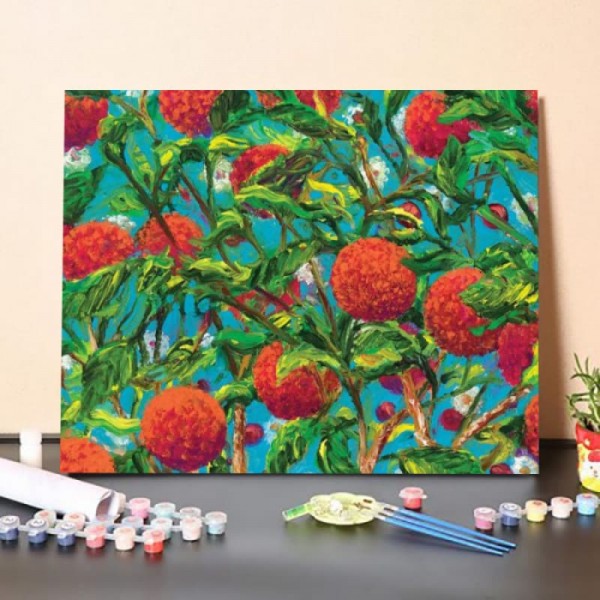 Paint By Numbers Kit-Red Fruit Shrub