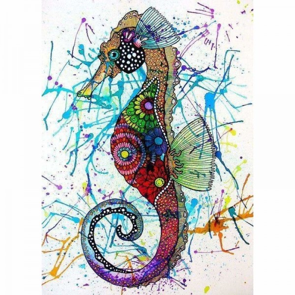 Seahorse Diy Paint By Numbers Kits