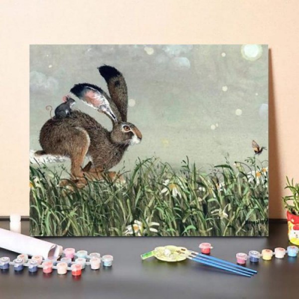 Paint By Numbers Kit – Rabbit and Grass