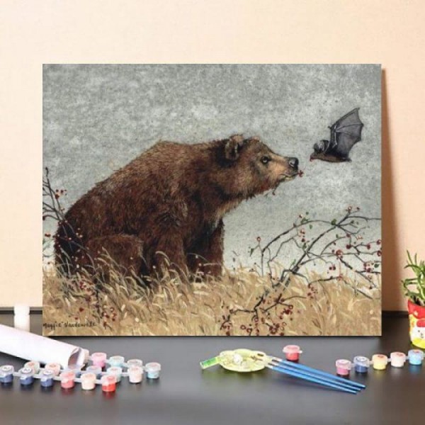 Paint By Numbers Kit – Bear