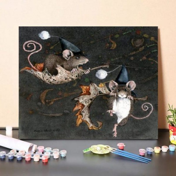 Paint By Numbers Kit – Two Mouse
