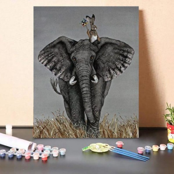 Paint By Numbers Kit – Elephant